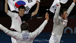 Coreia do Sul vence no sabre masculino