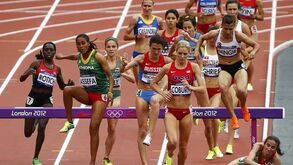 Clarisse Cruz na final dos 3.000 metros obstáculos