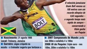Usain Bolt corre para a lenda