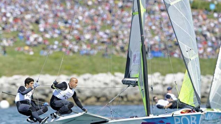 Freitas/Andrade descem para quinto lugar em 49er 