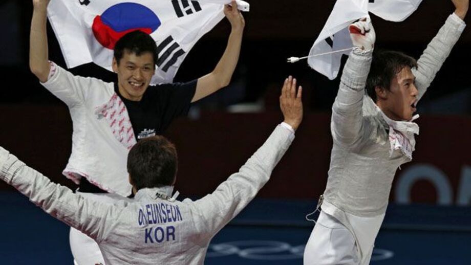 Coreia do Sul vence no sabre masculino