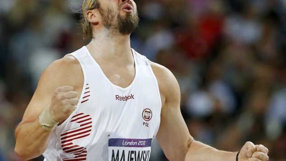 Majewski revalida título no lançamento do peso