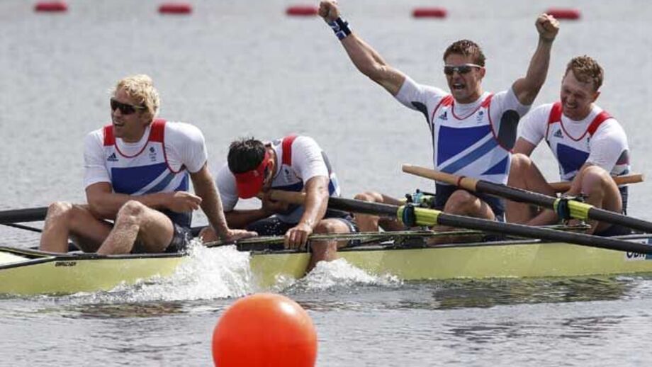 Britânicos vencem prova de quatro sem timoneiro