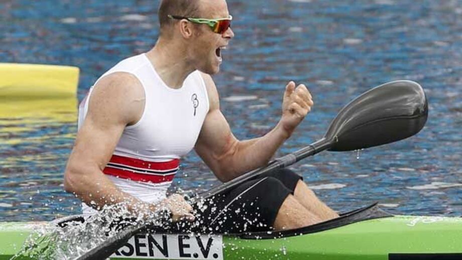 Eirik Veras Larsen conquista ouro