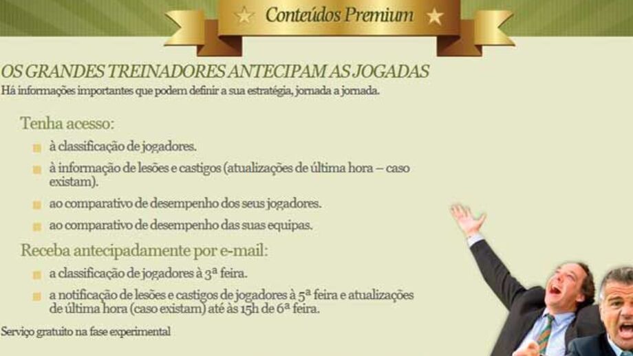 Antecipe as jogadas