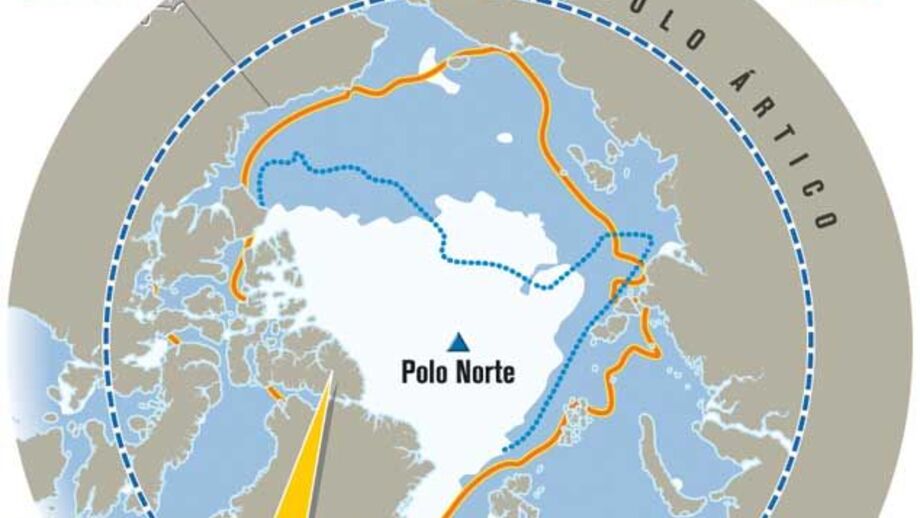 Gelo Ártico atinge novo mínimo em mais de 30 anos