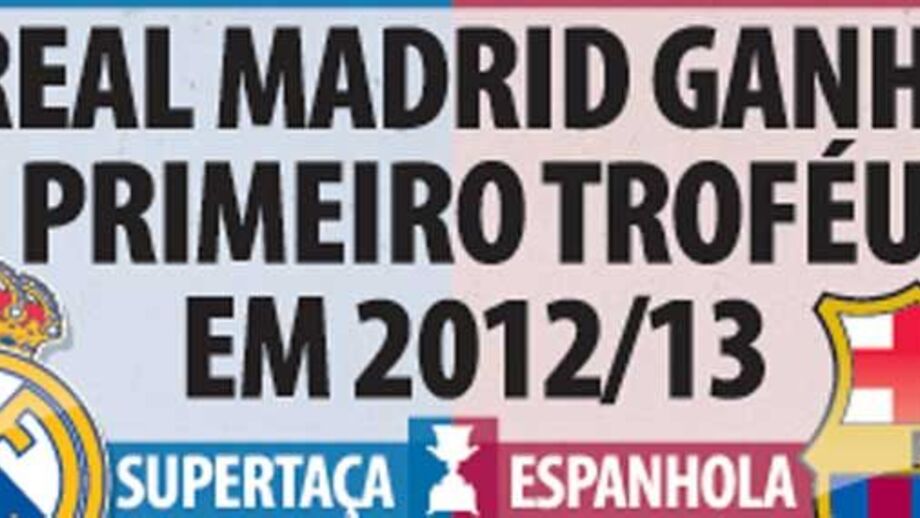 Primeiro Troféu do Real Madrid em 2012/2013