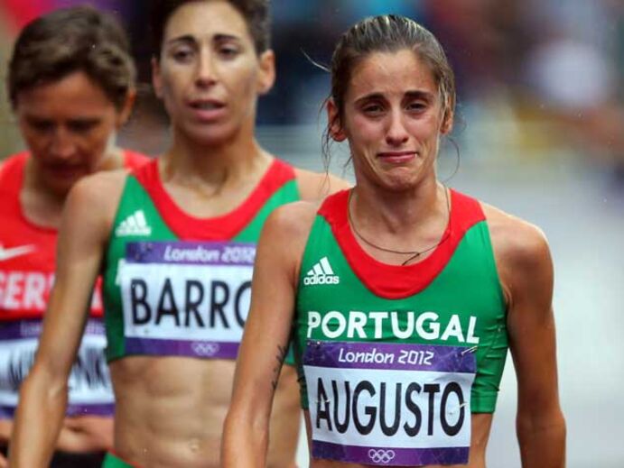 Jessica Augusto termina maratona na 7.ª posição