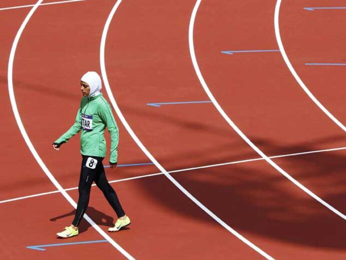 Sarah Attar primeira mulher saudita a competir no atletismo olímpico