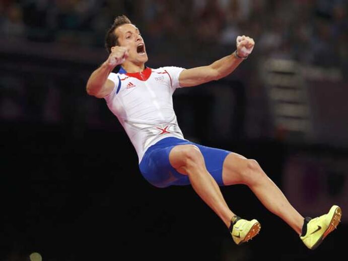 Ouro e recorde olímpico para Renaud Lavillenie