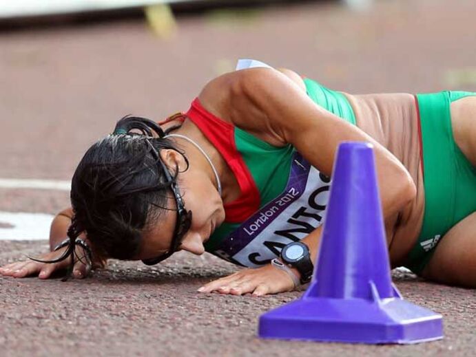Vera Santos desmaiou no final do 20 km marcha