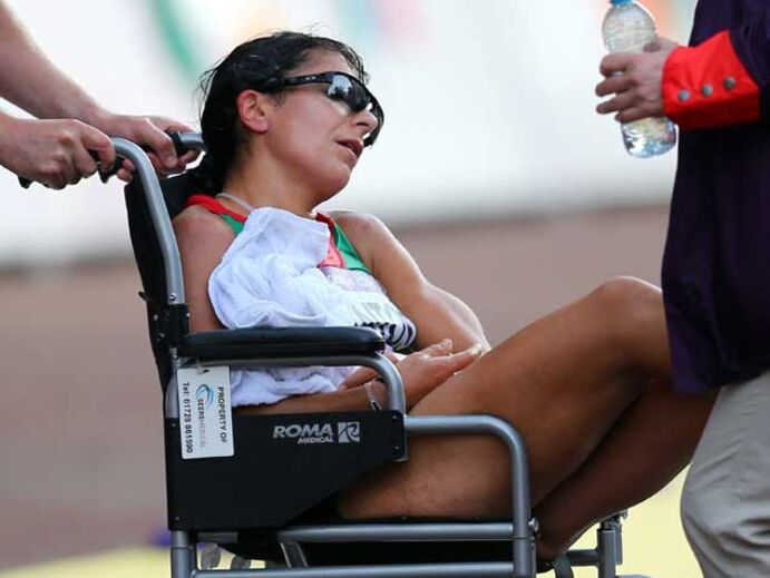 Vera Santos desmaiou no final do 20 km marcha
