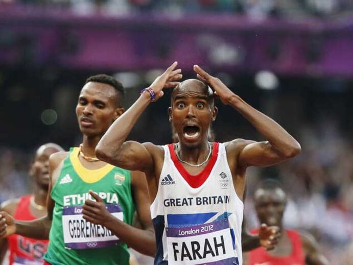 Mo Farah conquista ouro nos 5 mil metros