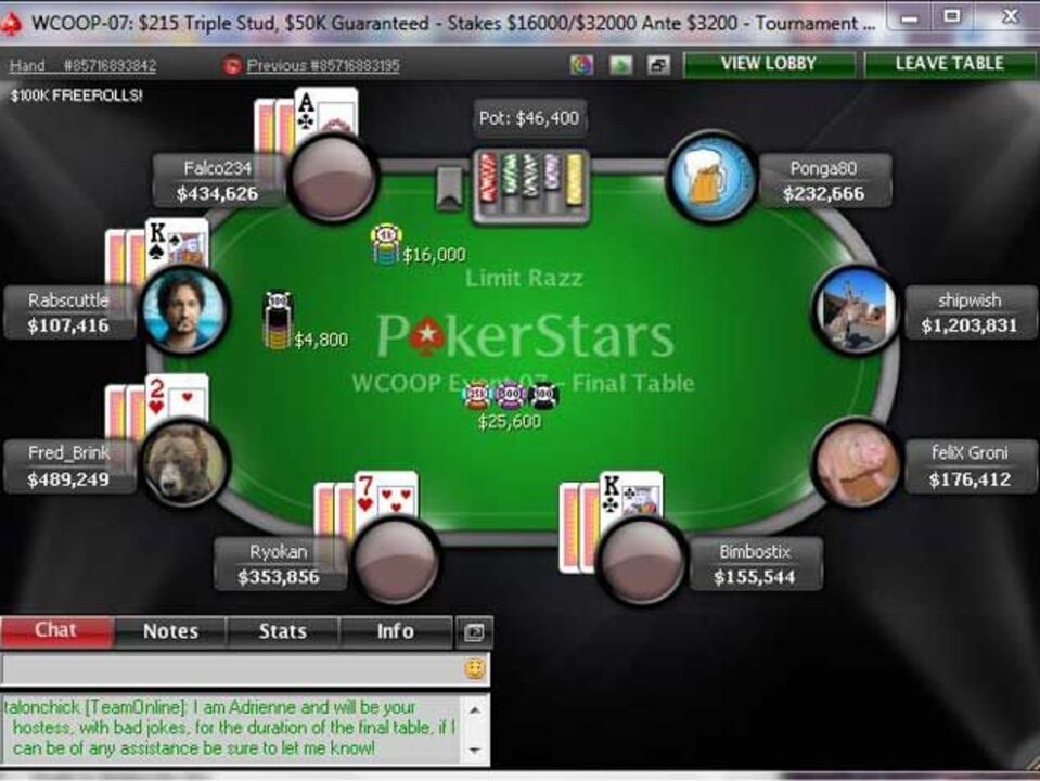 Austríaco arrecada 24 mil dólares no evento 7 do WCOOP