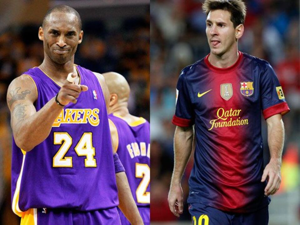 Kobe Bryant e Messi juntos na publicidade