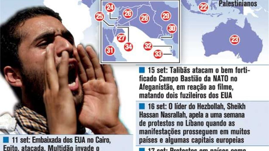 Protestos por filme anti-islão