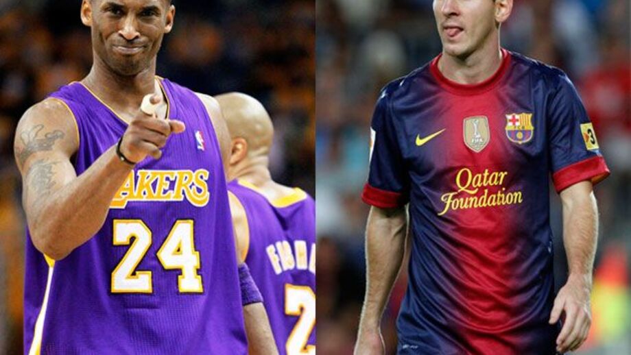 Kobe Bryant e Messi juntos na publicidade