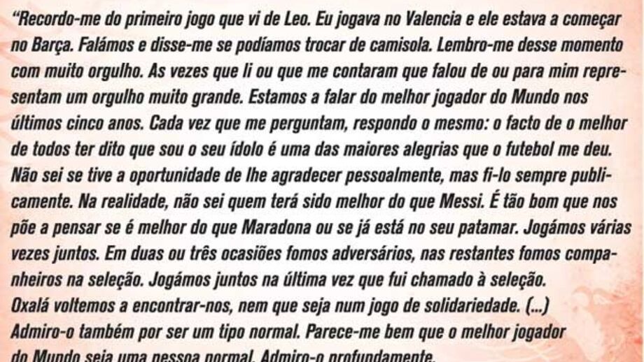 O que disse Aimar sobre Messi