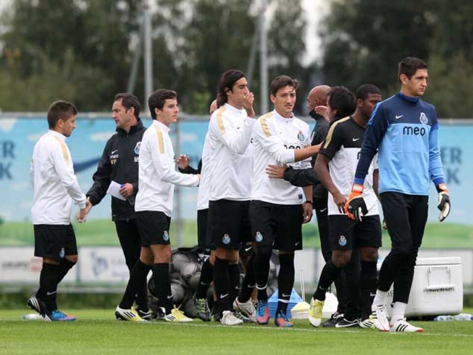 Fernando e James no ginásio