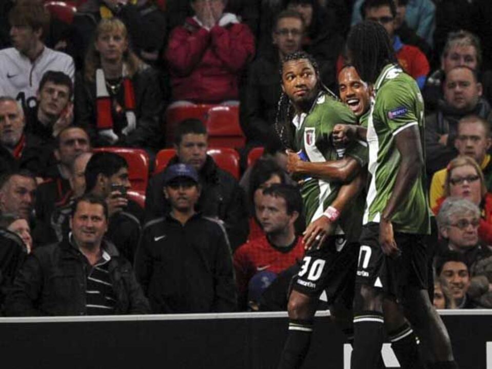 Sp. Braga favorito para acompanhar Man. United