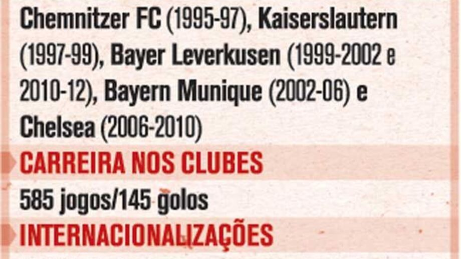 O currículo de Ballack