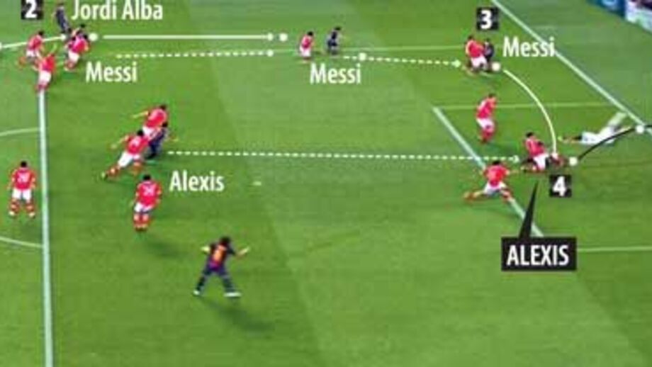 Messi abre o livro de Alexis Sánchez