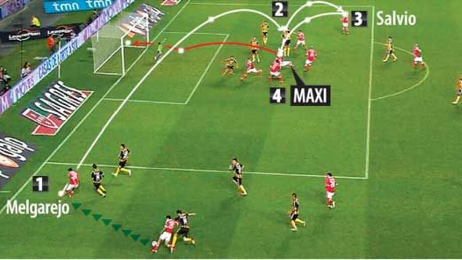 O golo acrobático de Maxi Pereira