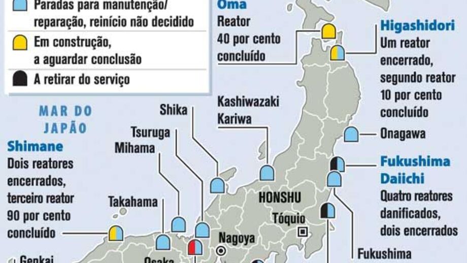 Dúvidas sobre o fim do nuclear no Japão