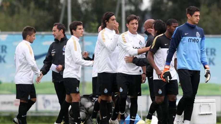 Fernando e James no ginásio