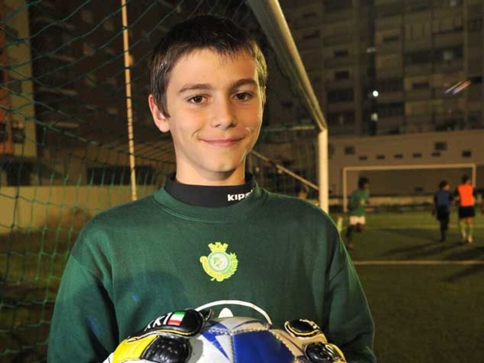 Menino campeão que sonha como adulto