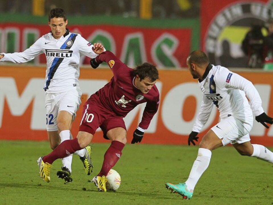 Inter derrotado no terreno do Rubin Kazan (0-3)