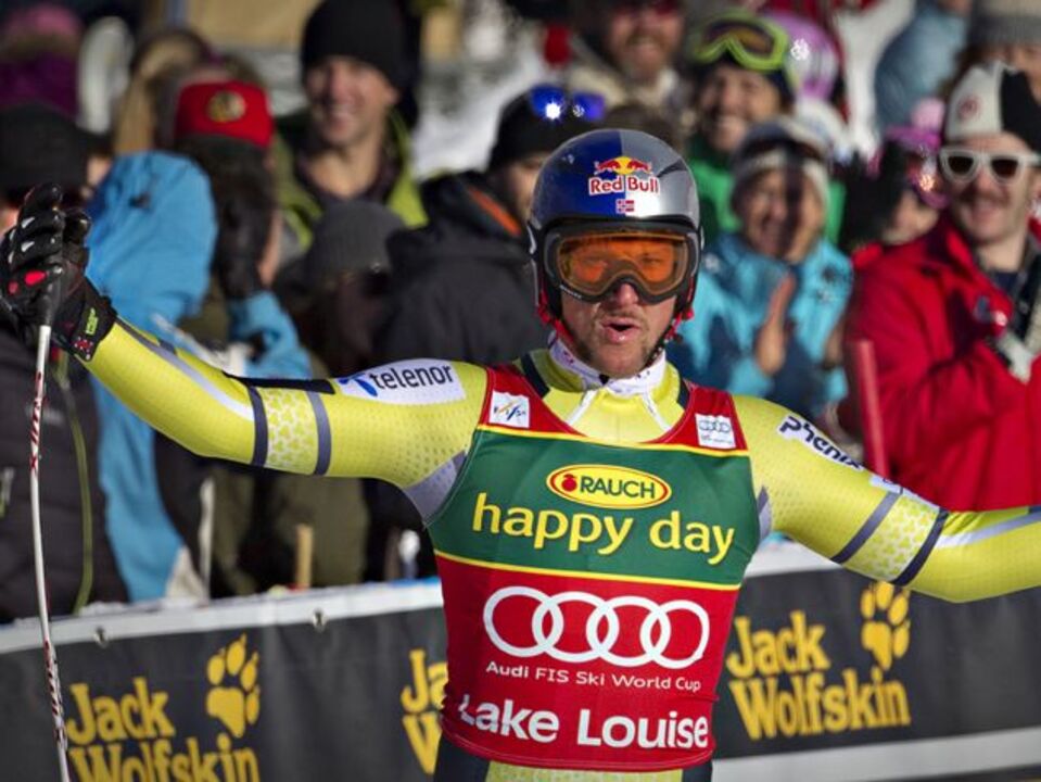 Esqui Alpino: Aksel Svindal bisa na pista de Lake Louise