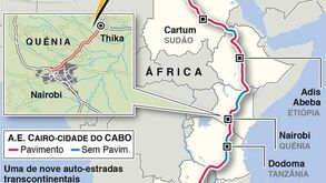 Aberto troço da auto-estrada Cairo-Cidade do Cabo