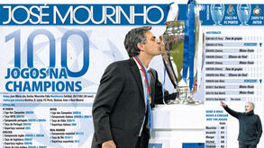 Mourinho atinge jogo 100 na Champions