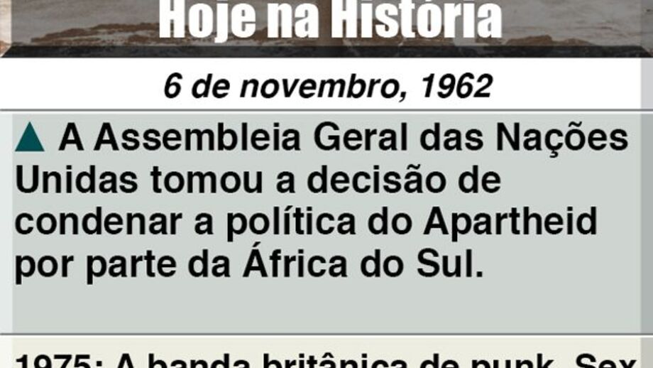 Hoje na história