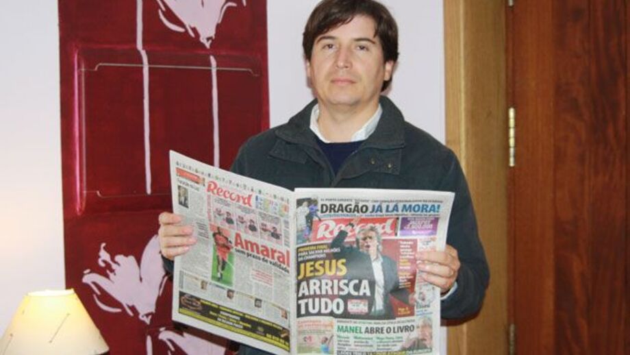 Nuno Sarmento: «Pensei que fosse uma brincadeira»