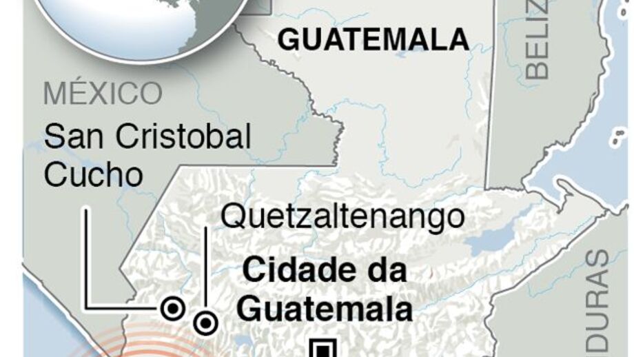 Sismo abala Guatemala