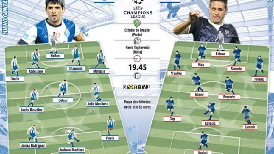 Liga dos Campeões FC Porto - Dínamo Zagreb
