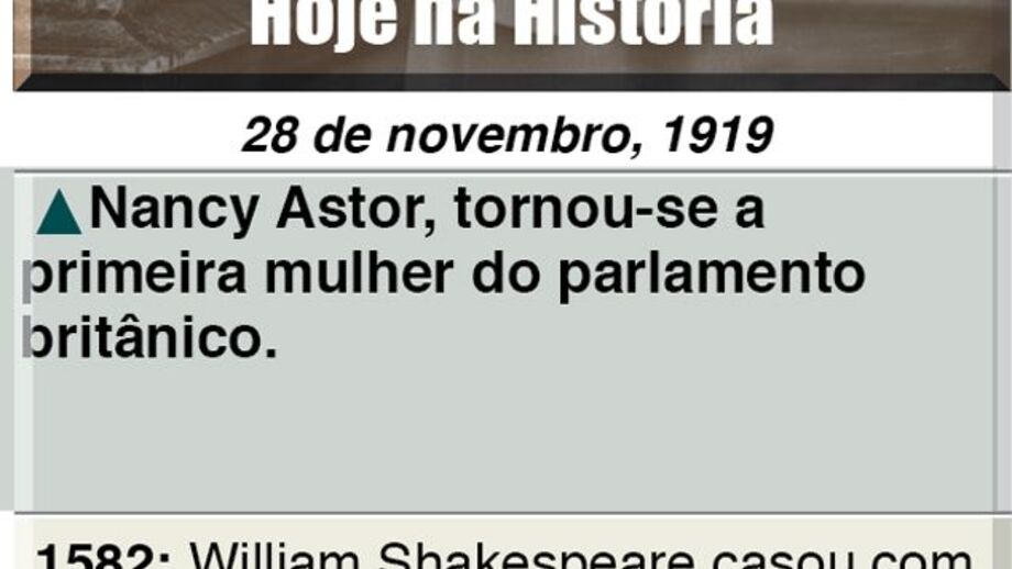 Hoje na História