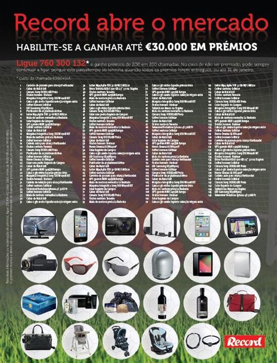 Record abre o mercado