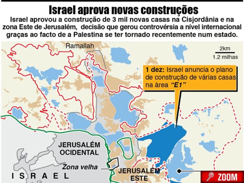 Israel aprova novas construções