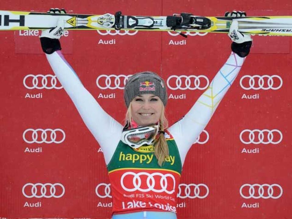 Lindsey Vonn quer vingar entre os homens