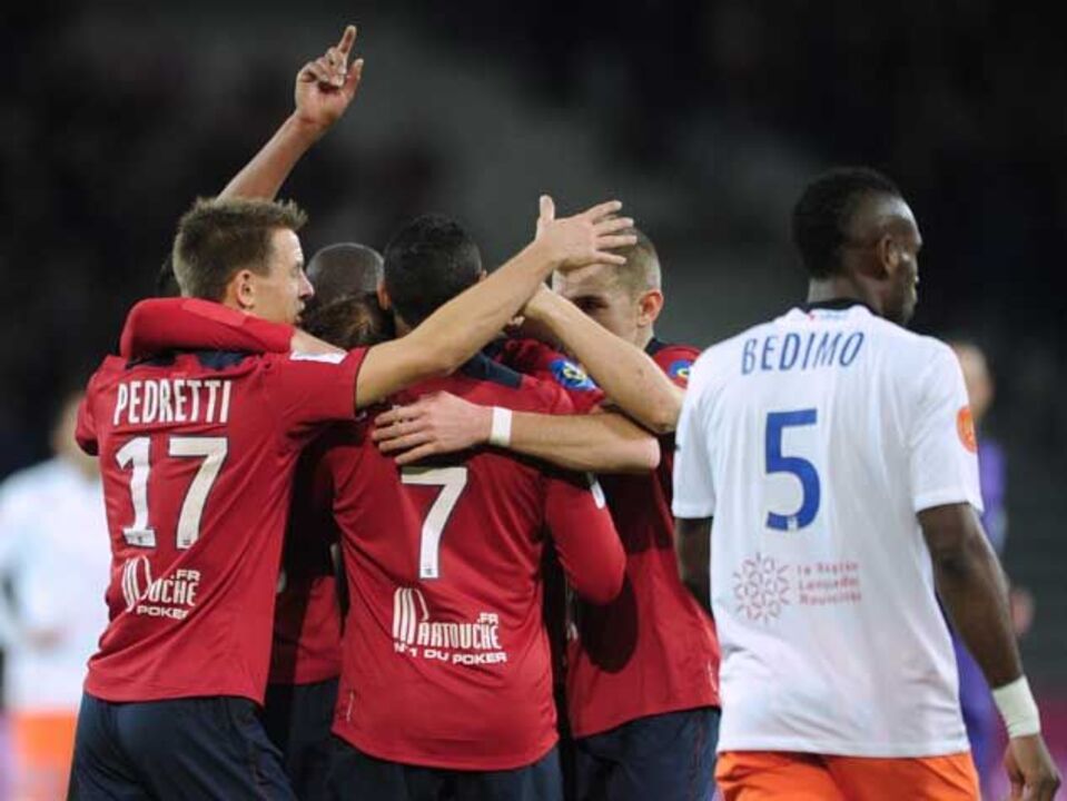 Lille goleia campeão Montpellier (4-1)