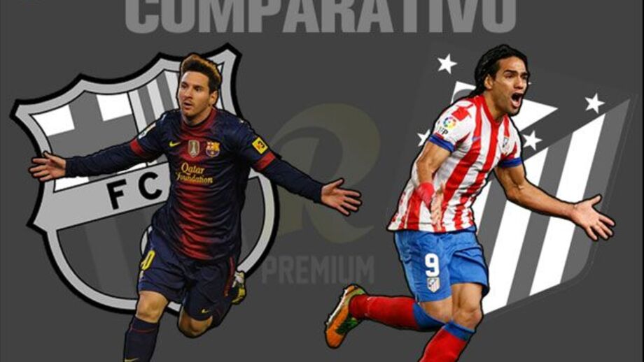 "Batalha" entre Falcão e Messi