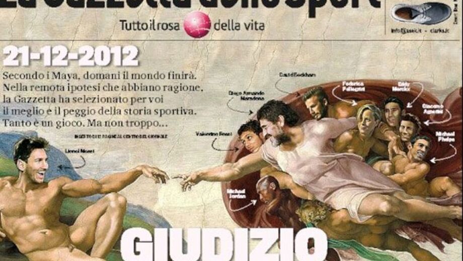 Gazzeta dello Sport "prepara" fim do Mundo