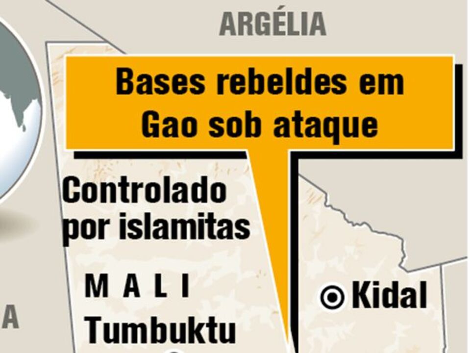 França lança ataque no Mali