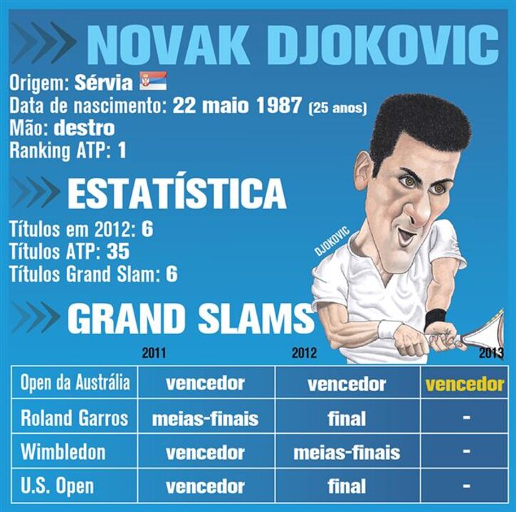 O perfil de Djokovic