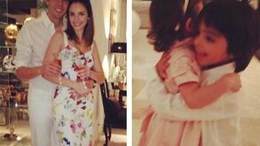 Kaká e Carol Celico celebram em família
