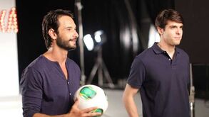 Kaká e Rodrigo Santoro juntos em publicidade