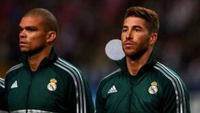 Mourinho furioso com Sergio Ramos e Pepe
